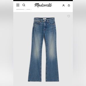 Madewell Curvy Vintage Flare jeans